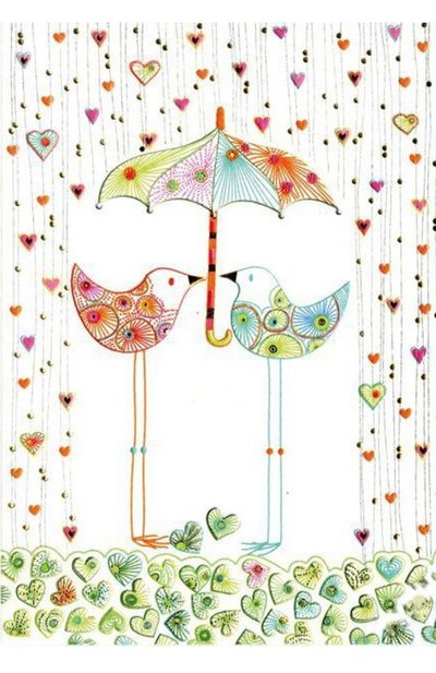 Открытка две птички TURNOWSKY, арт. MO5809