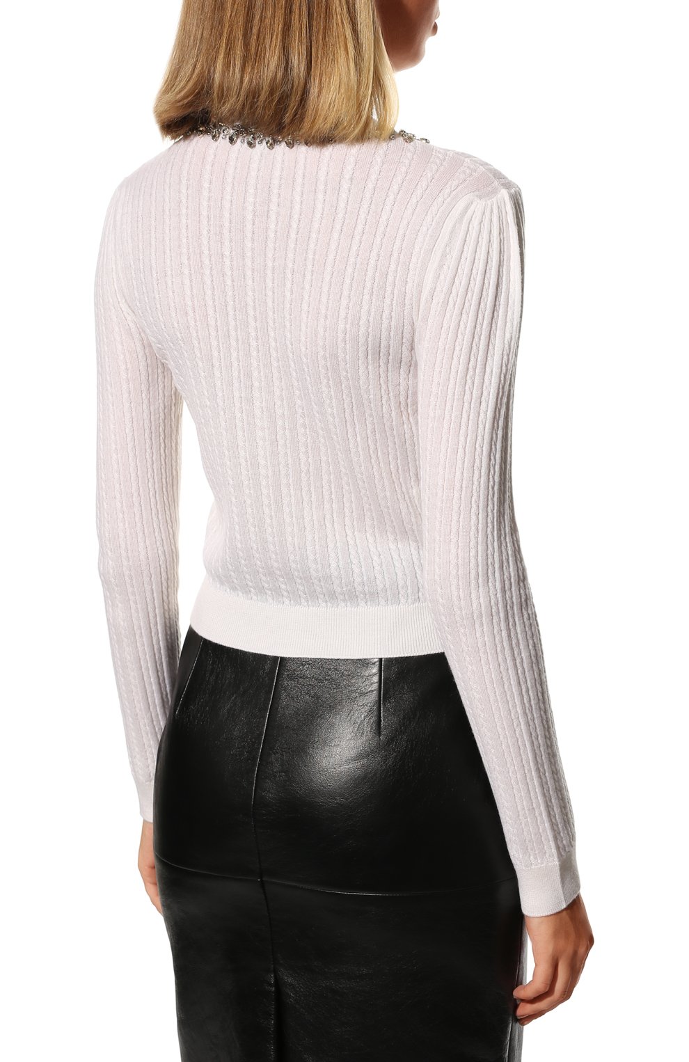 Кашемировый кардиган MIU MIU, арт. MMF589-10XL-F0009, фото 4