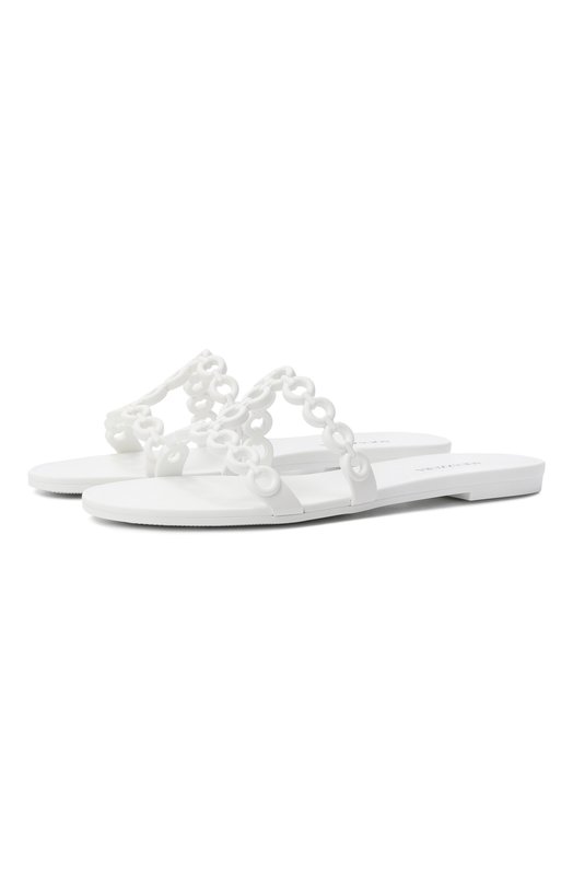 Шлепанцы Infinity Chain Jelly Aquazzura ICJFLAS0-JLY-FFF Белый ICJFLAS0-JLY-FFF
