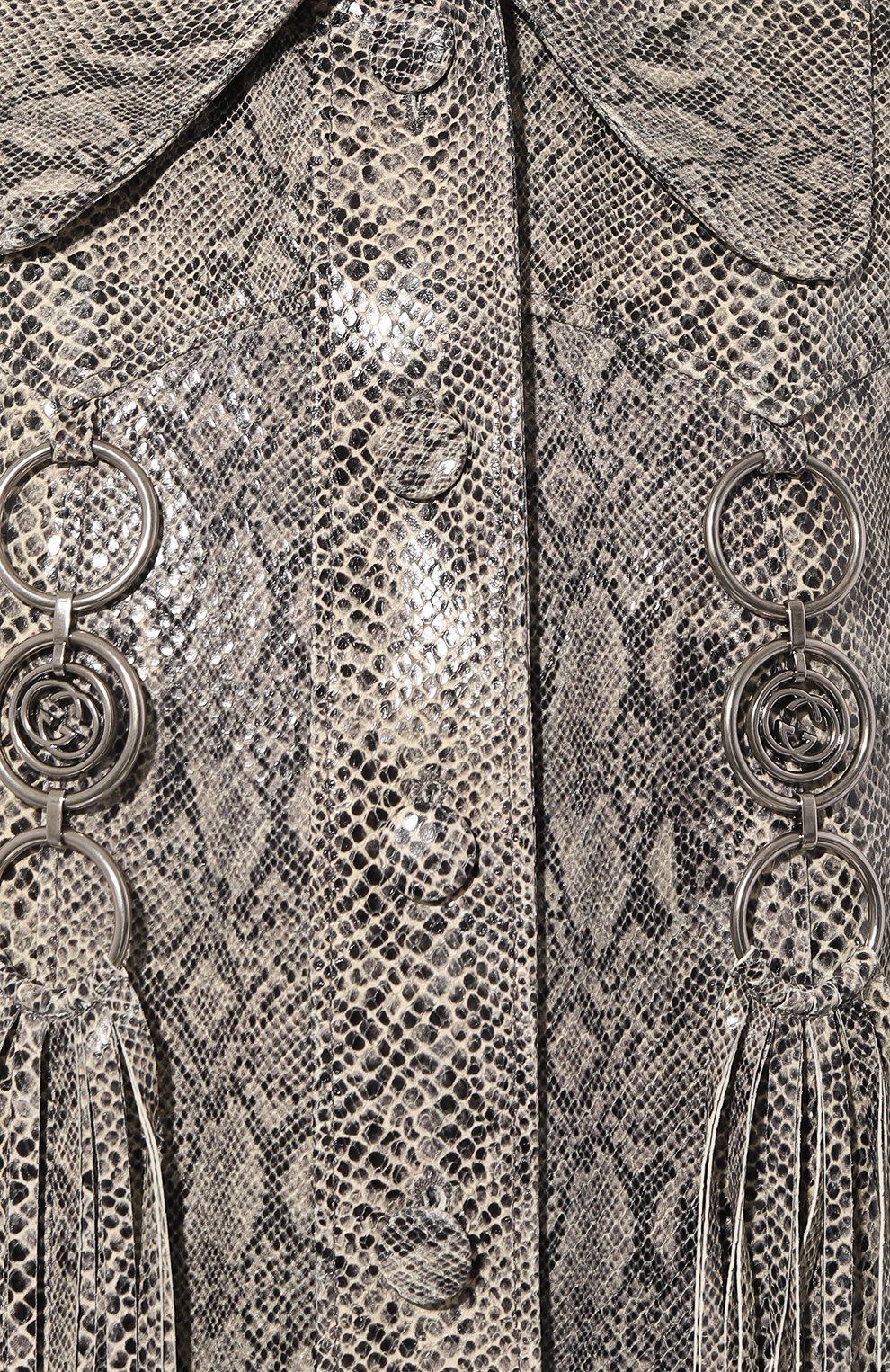 Кожаное пальто GUCCI, арт. 613310 XNAJT, фото 5