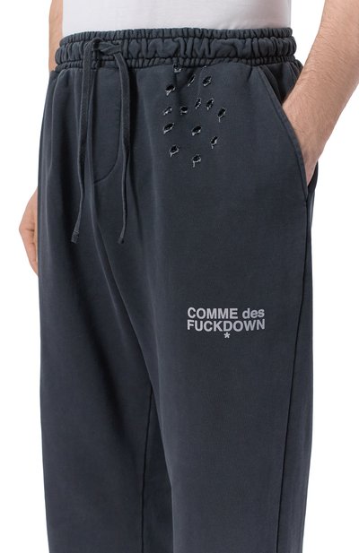 Хлопковые брюки COMME DES FUCKDOWN, арт. CFABM02050, фото 5