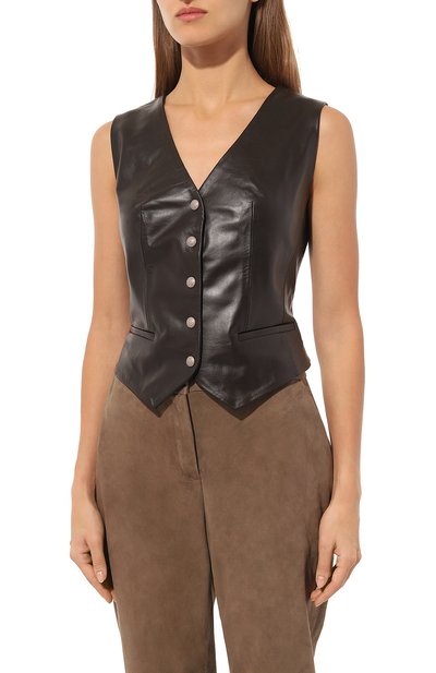 Кожаный жилет NOBLE&BRULEE, арт. NB70/140821/2, фото 3