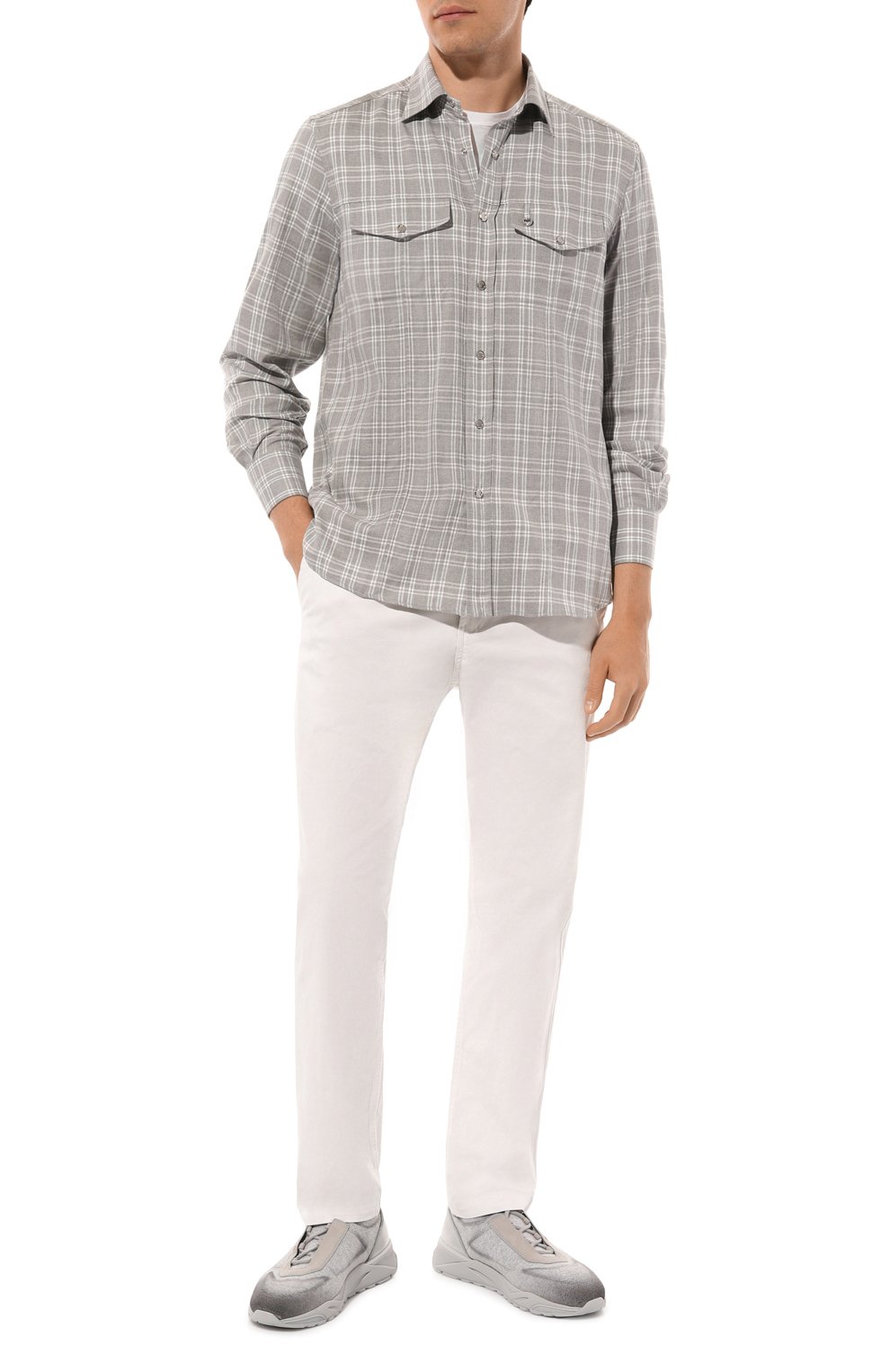 Рубашка из хлопка и лиоцелла STEFANO RICCI, арт. MC007067/BN2821, фото 2