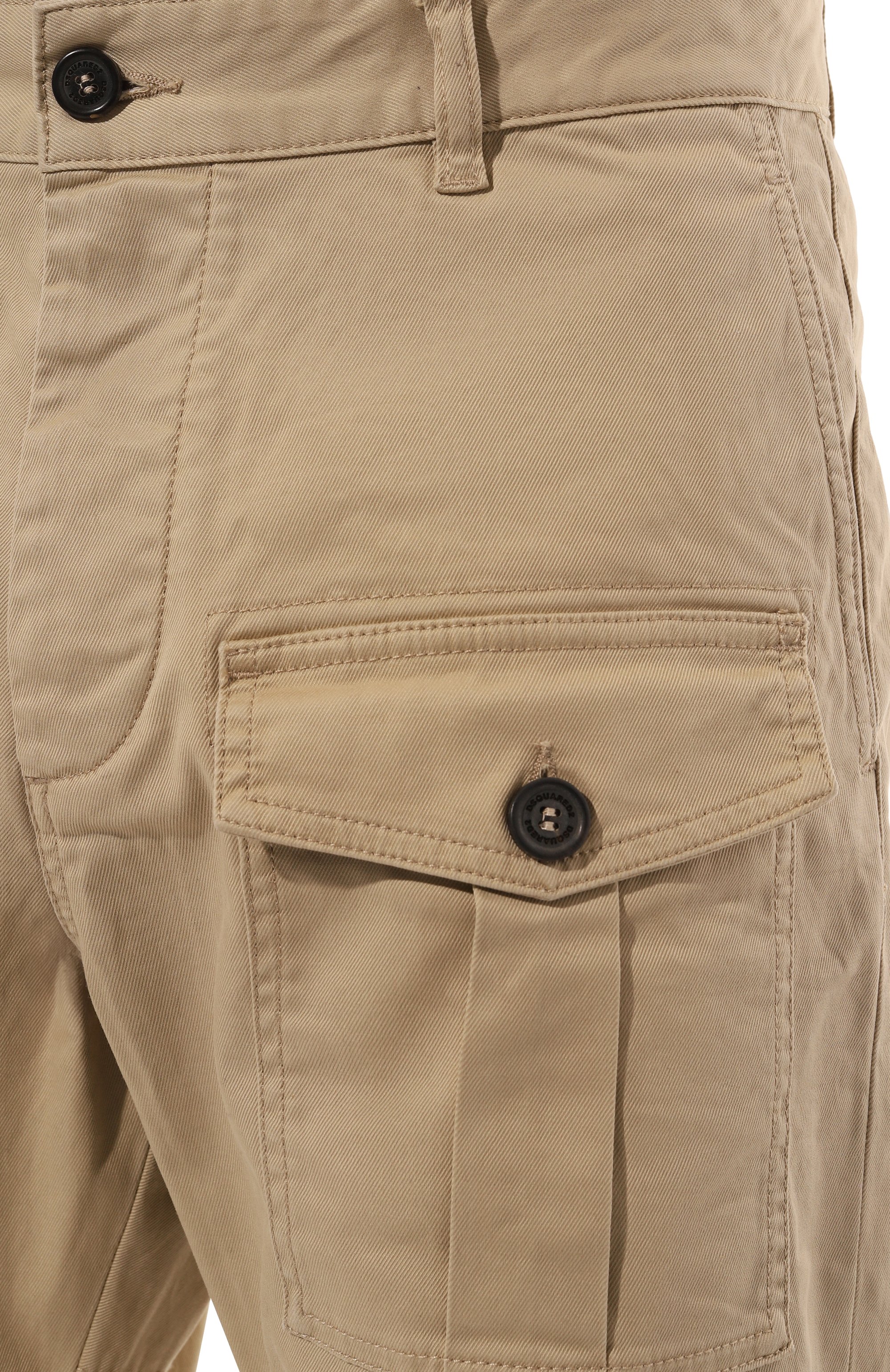 Хлопковые брюки-карго DSQUARED2, арт. S74KB0818/S39021, фото 5