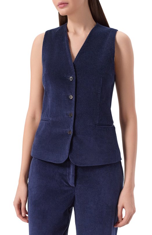 Вельветовый жилет Antonelli Firenze N3587P/680B Синий  N3587P/680B Фото 3