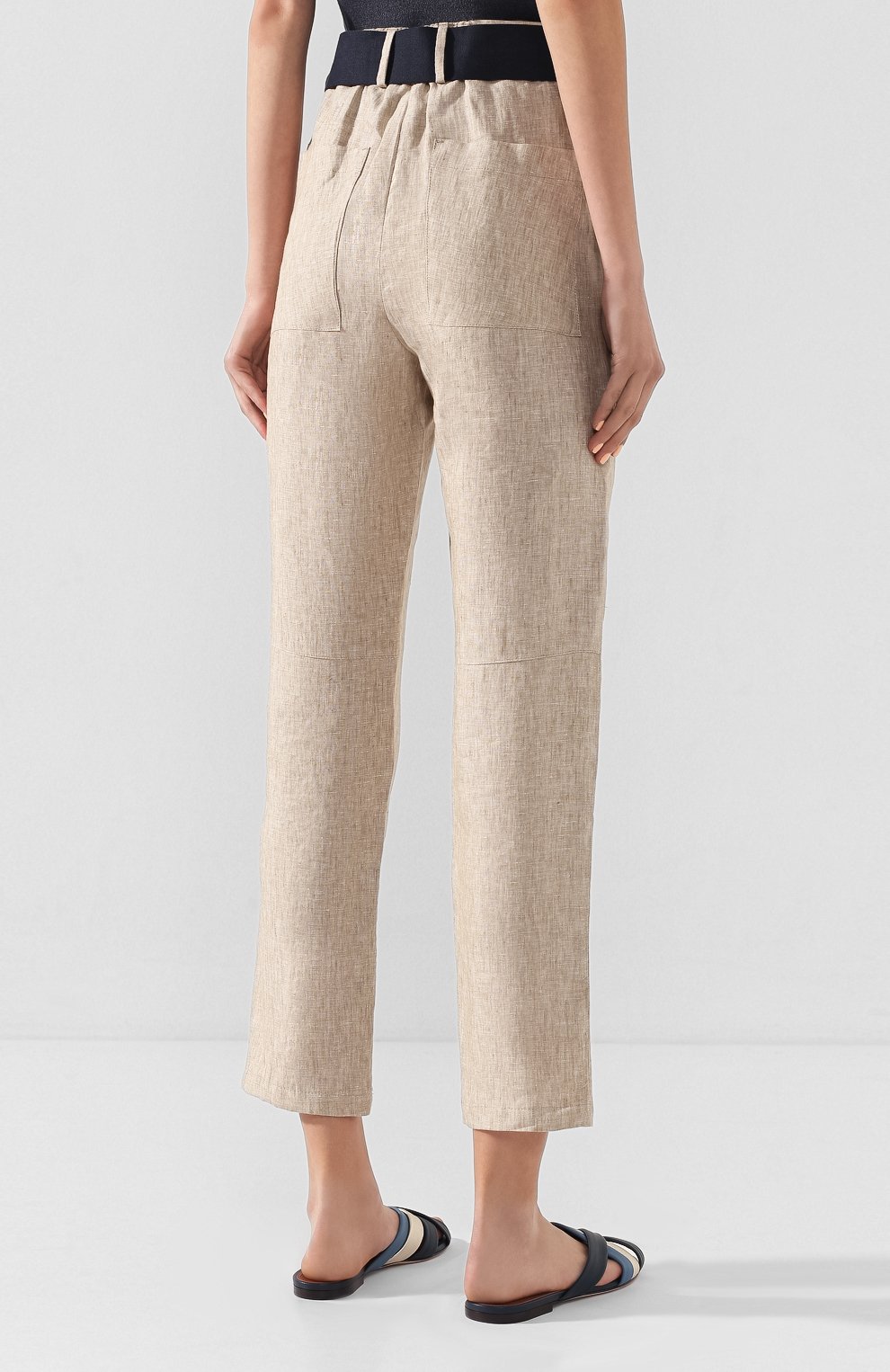 Льняные брюки ELEVENTY, арт. A80PANA15 TES0A017, фото 4