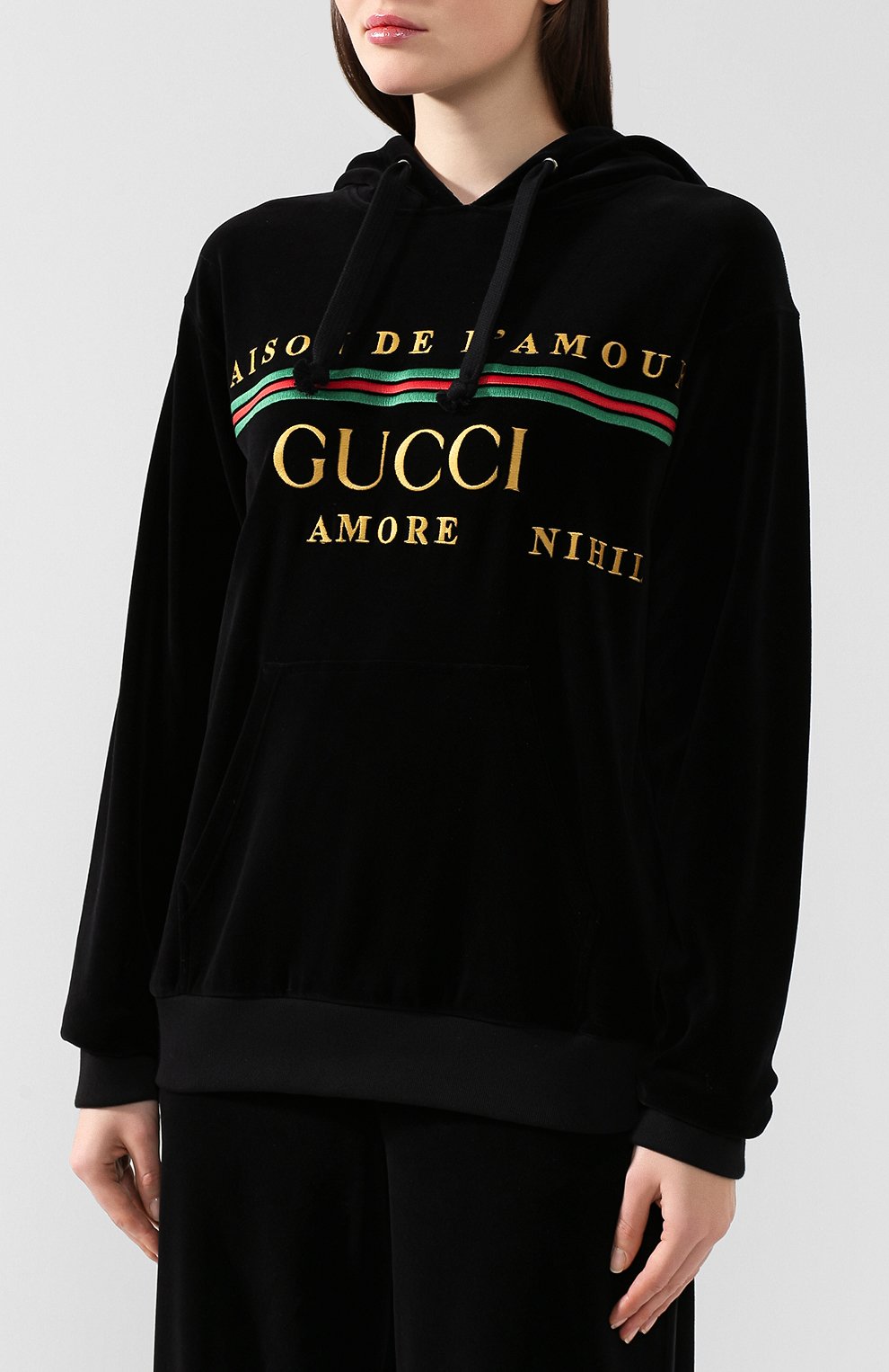 Хлопковое худи GUCCI, арт. 595773/XJBT1, фото 3
