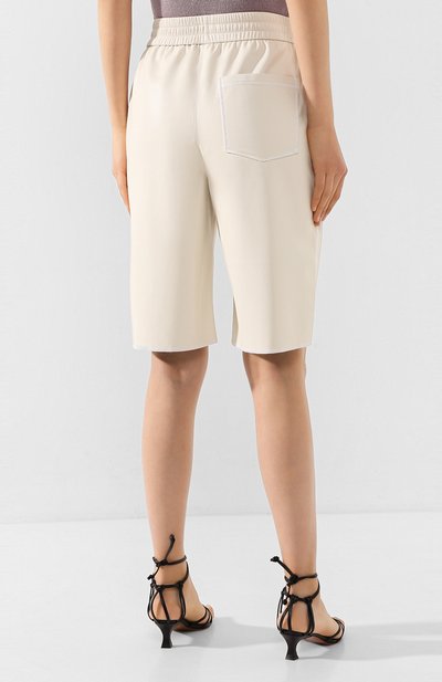 Шорты NANUSHKA, арт. Y0LIE_0FF-WHITE_VEGAN LEATHER, фото 4