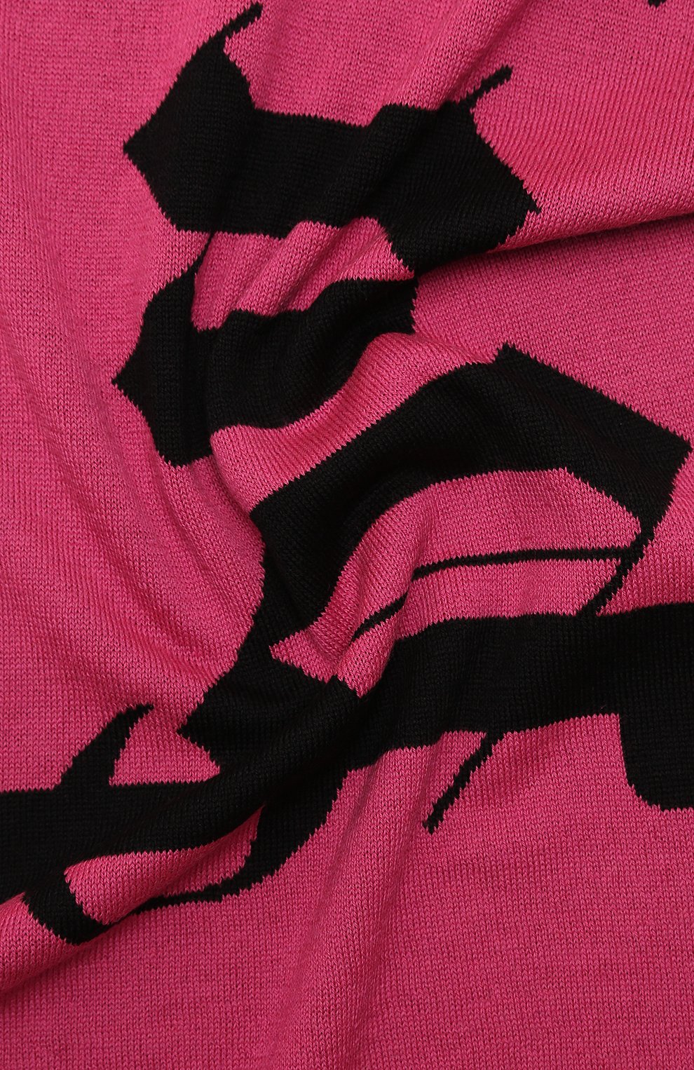 Шарф PALM ANGELS черного цвета по цене 35150 руб., арт. PWMA015F23KNI0011032, фото 4 Шарф PALM ANGELS, арт. PWMA015F23KNI0011032, фото 4