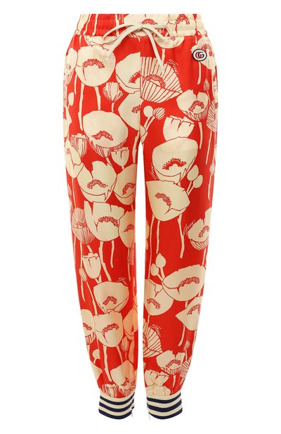 Женские шелковые джоггеры GUCCI, арт. 658065 XJDIZ