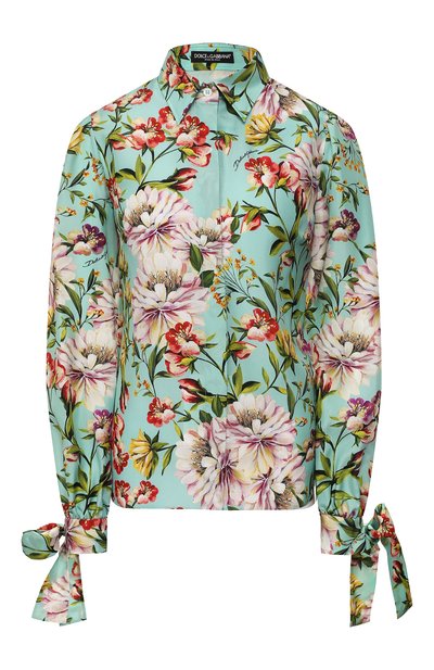 Женская шелковая блузка DOLCE & GABBANA, арт. F5L97T/IS1A6