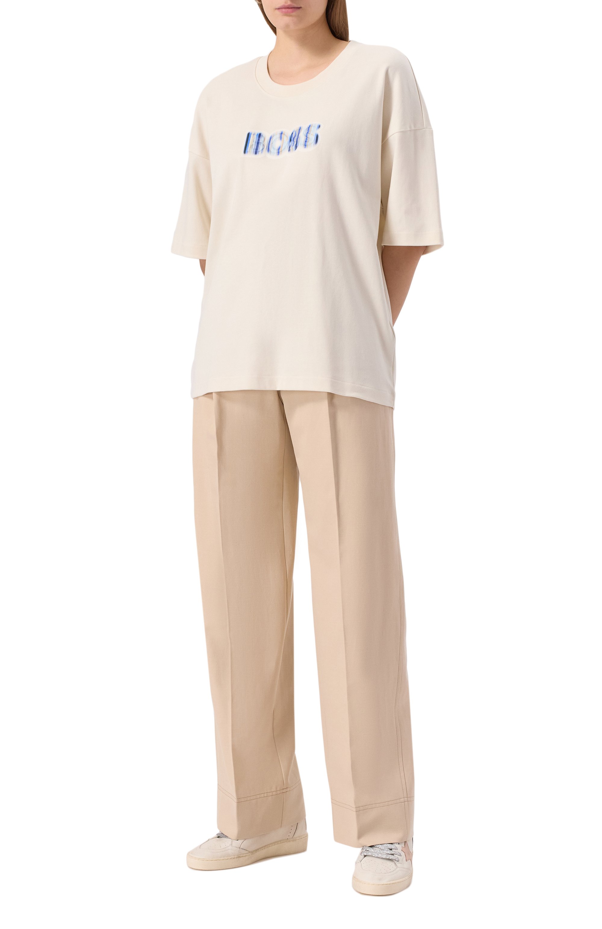 Хлопковая футболка BOSS, арт. 50532093, фото 2