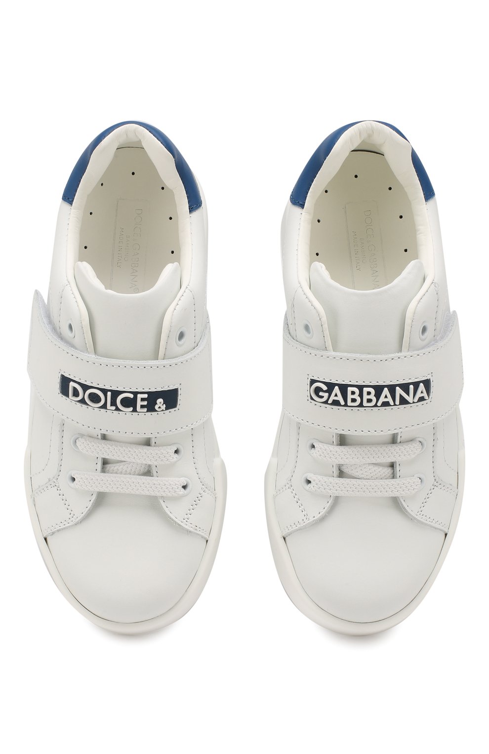 Кожаные кеды DOLCE & GABBANA, арт. DA0730/A3444/37-39, фото 4