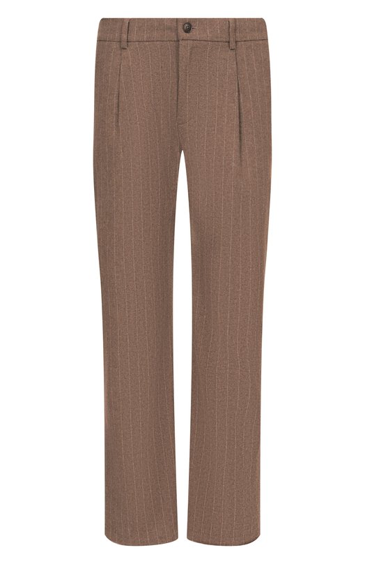 Хлопковые брюки MC2 Saint Barth FUJI003-00328I/FUJI P0CKET W00L Бежевый FUJI003-00328I/FUJI P0CKET W00L