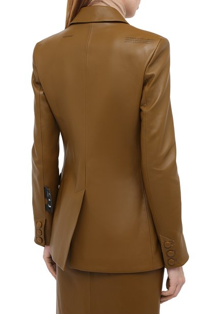 Кожаный жакет OFF-WHITE, арт. 0WJA036E20LEA0016363, фото 4