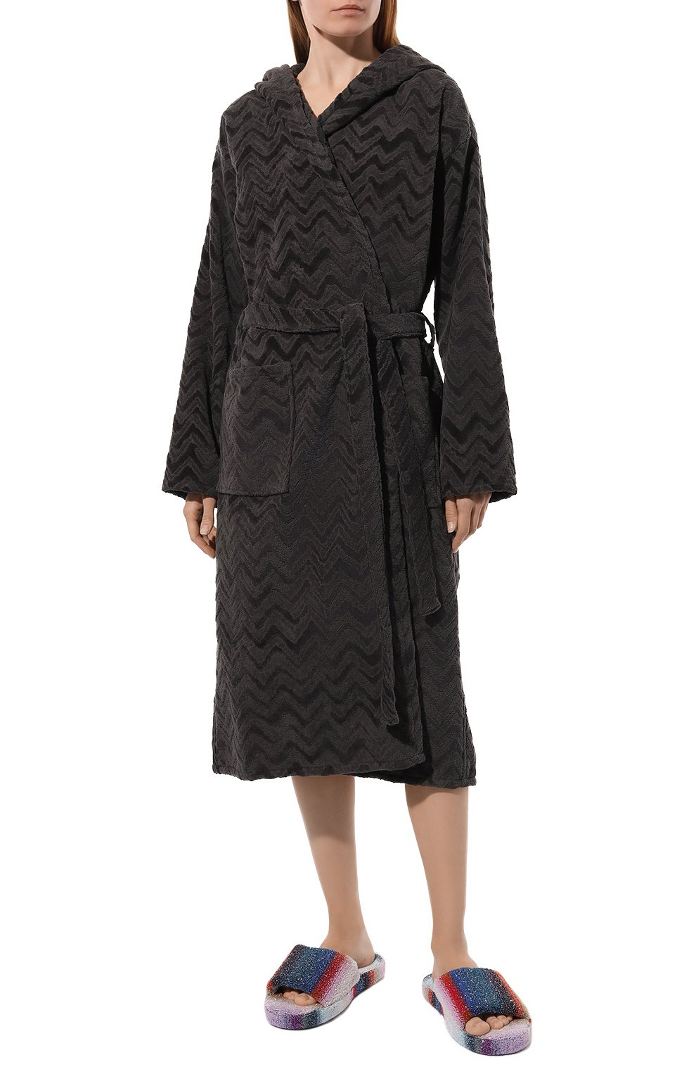 Хлопковый халат MISSONIHOME, арт. 1R3AC99703/86, фото 3