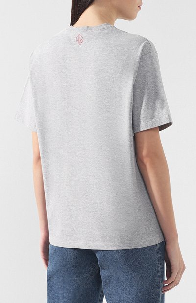 Хлопковая футболка GOLDEN GOOSE DELUXE BRAND, арт. G34WP024.A1, фото 4