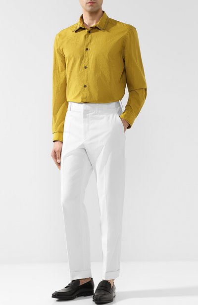 Хлопковая рубашка с воротником кент BOTTEGA VENETA, арт. 517138/VEP40, фото 2