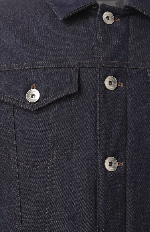 Джинсовая куртка Brunello Cucinelli MY4466880 Синий  MY4466880 Фото 5