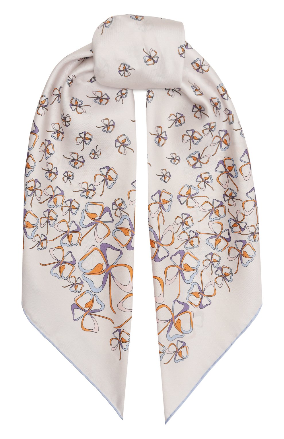 Шелковый платок LANVIN молочного цвета по цене 31800 руб., арт. 6L9090/SS671, фото 1 Шелковый платок LANVIN, арт. 6L9090/SS671, фото 1