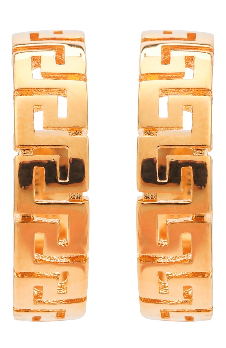 Женские серьги VERSACE золотого цвета, арт. DG28199/DJMT | Фото 1 (Региональные ограничения белый список (Axapta Mercury): Не проставлено; Нос: Не проставлено; Материал: Металл)