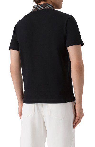 Хлопковое поло BURBERRY, арт. 8103865, фото 4