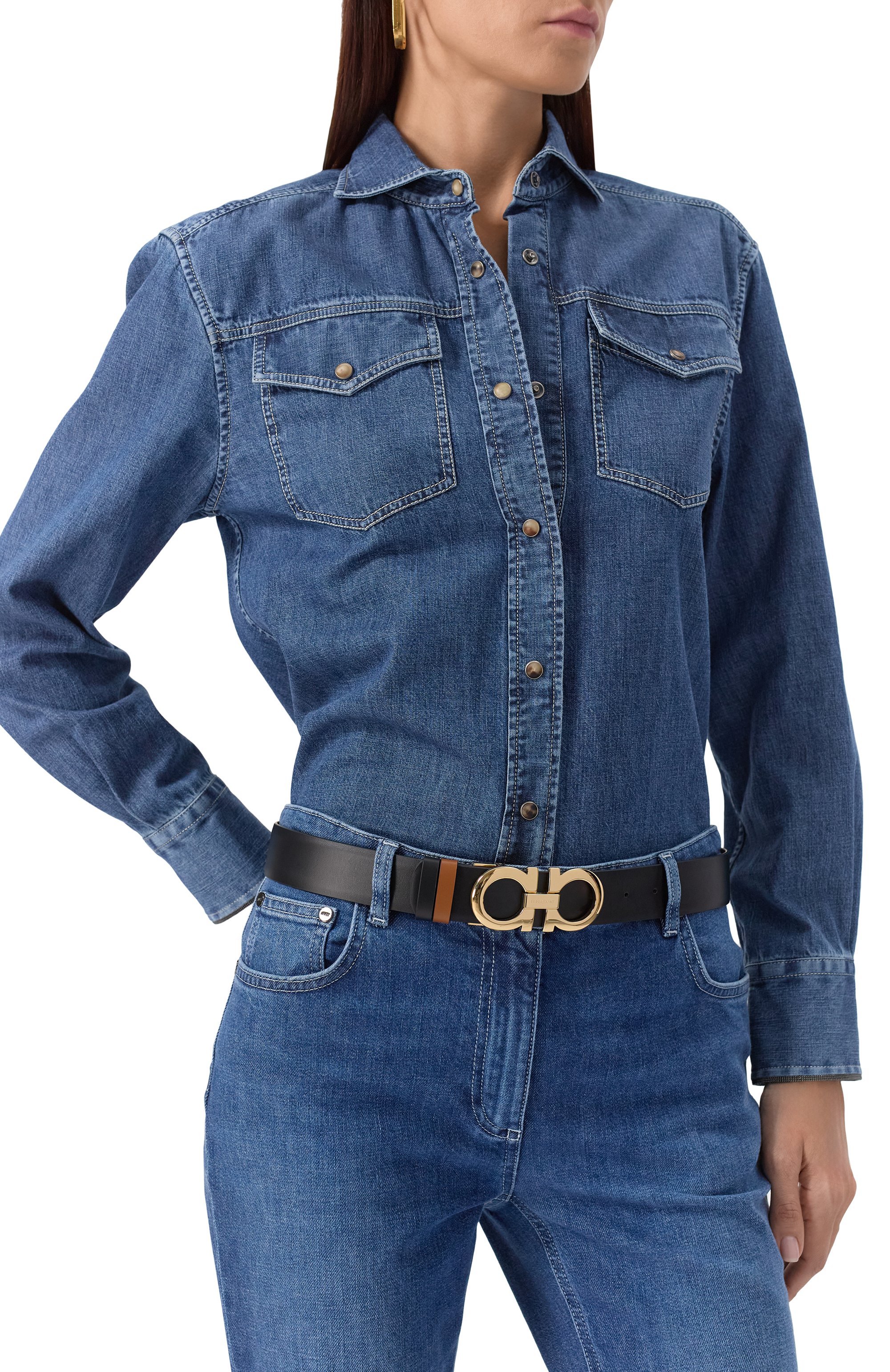 Двусторонний ремень FERRAGAMO, арт. 23A564/674471, фото 3