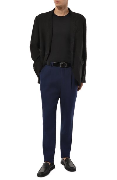 Брюки изо льна и шерсти BRUNELLO CUCINELLI, арт. MW494E1920, фото 2