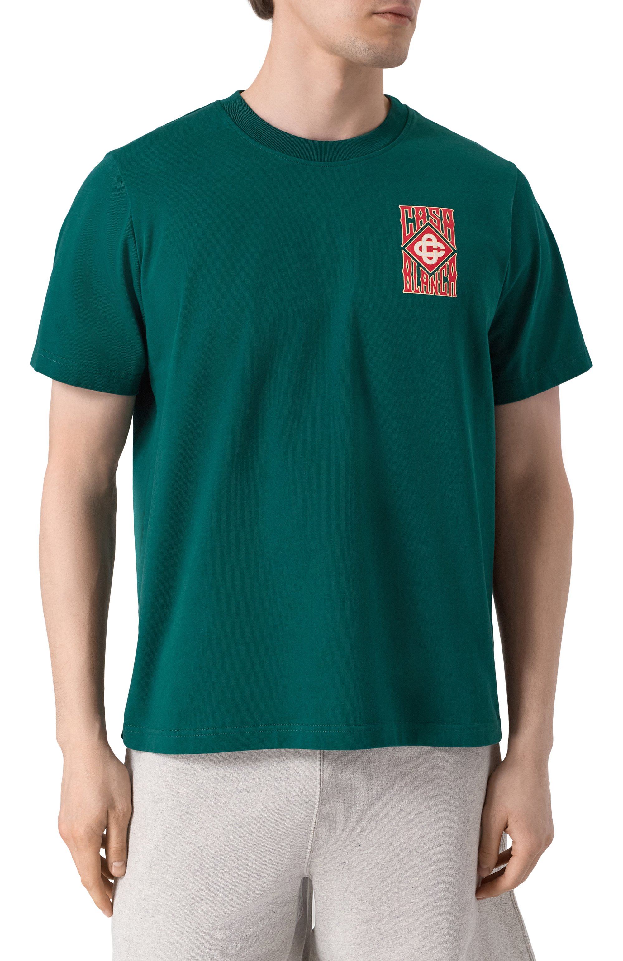 Хлопковая футболка CASABLANCA, арт. MS25JTS00106, фото 3