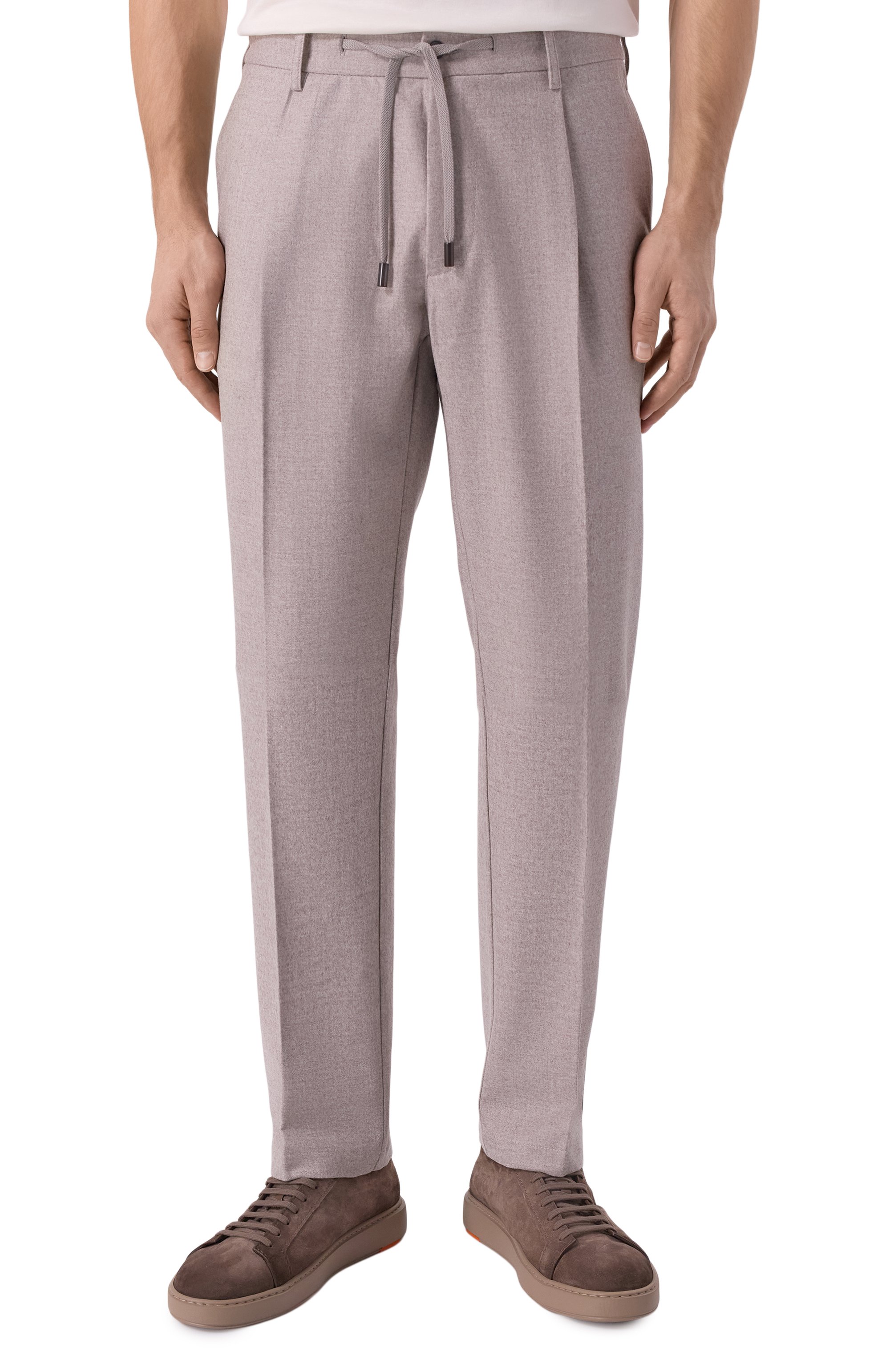 Брюки из шерсти и кашемира CAPOBIANCO, арт. 19M808.FA00., фото 3