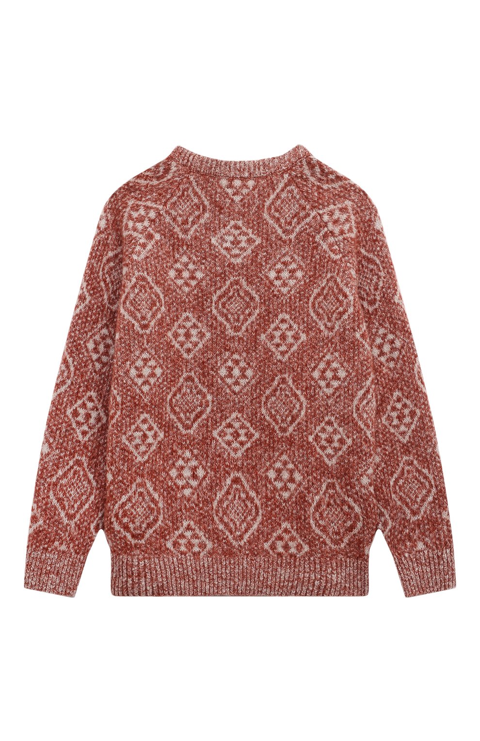 Свитер из шерсти и хлопка BRUNELLO CUCINELLI, арт. BS0M74200A, фото 2