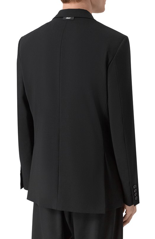 Шерстяной пиджак MSGM 4040MG05/267100 Чёрный  4040MG05/267100 Фото 4
