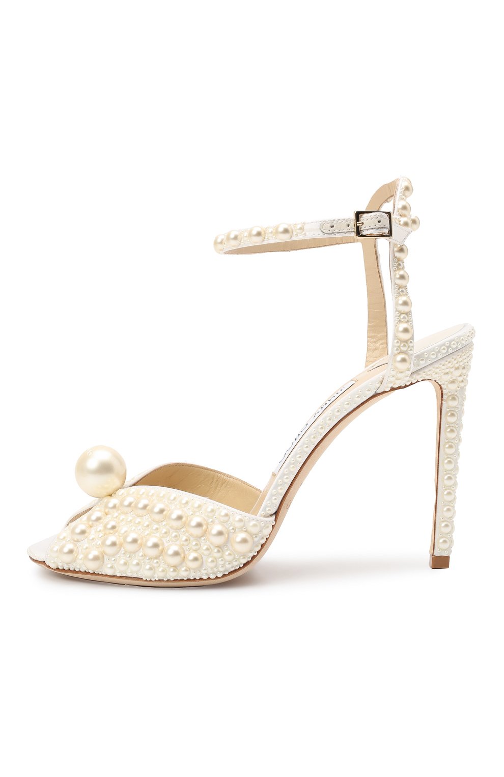 Текстильные босоножки sacora 100 JIMMY CHOO, арт. SAC0RA 100/W0Z, фото 3