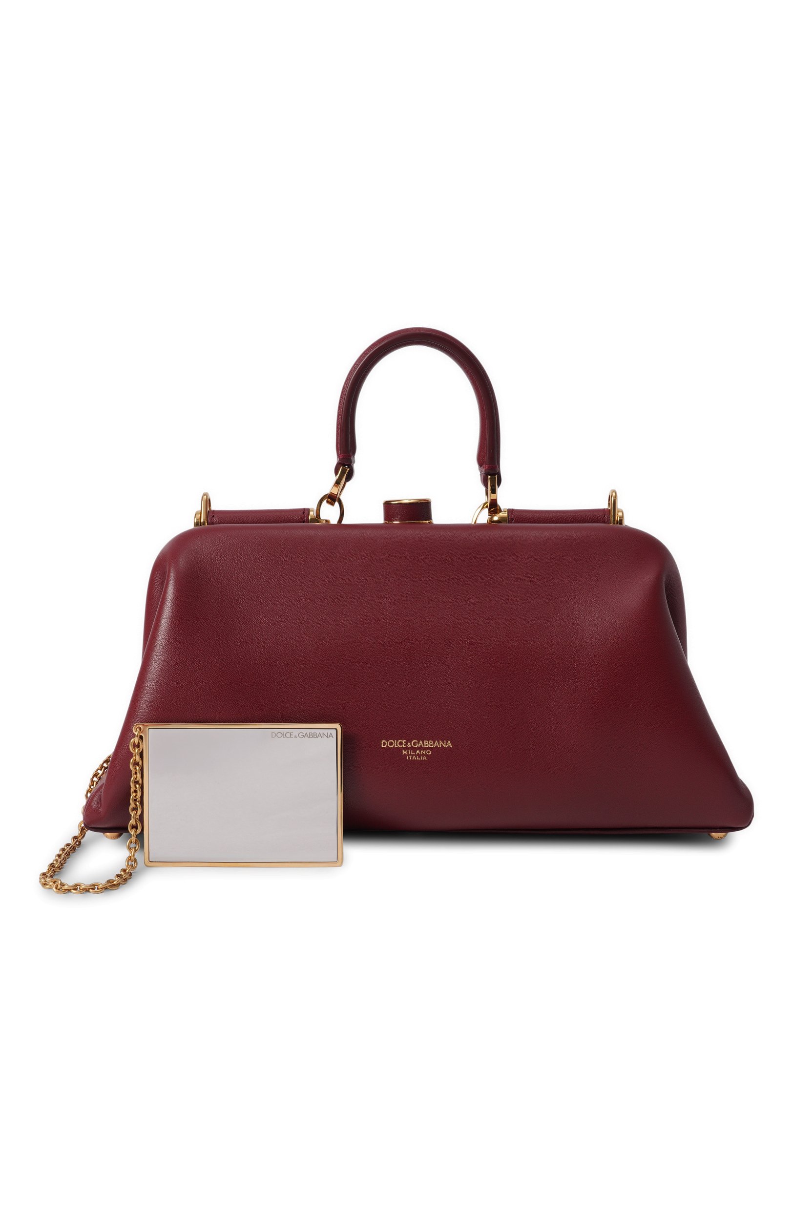 Сумка grandma medium DOLCE & GABBANA бордового цвета по цене 324500 руб., арт. BB7986/BF984, фото 7 Сумка grandma medium DOLCE & GABBANA, арт. BB7986/BF984, фото 7