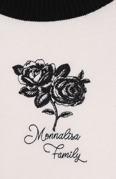 Шерстяной пуловер MONNALISA, арт. 79F603, фото 3