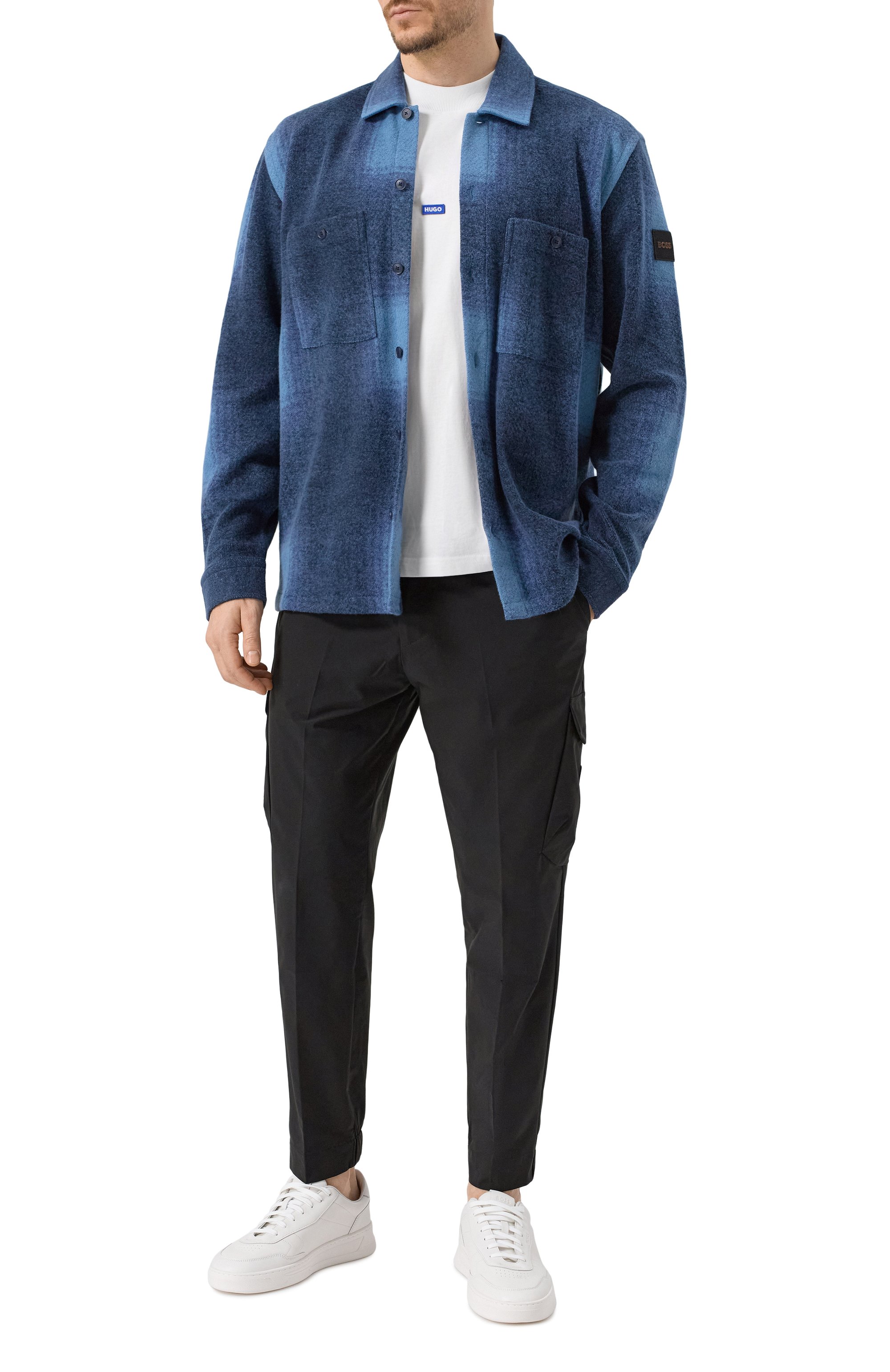 Хлопковая майка HUGO BLUE, арт. 50509773, фото 2