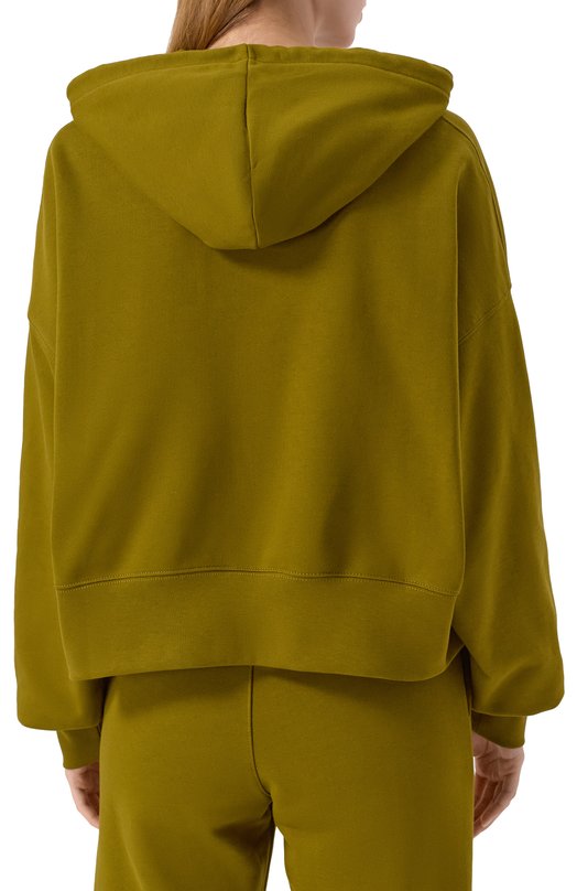 Хлопковое худи MSGM 3941MDM509/257799 Хаки  3941MDM509/257799 Фото 4