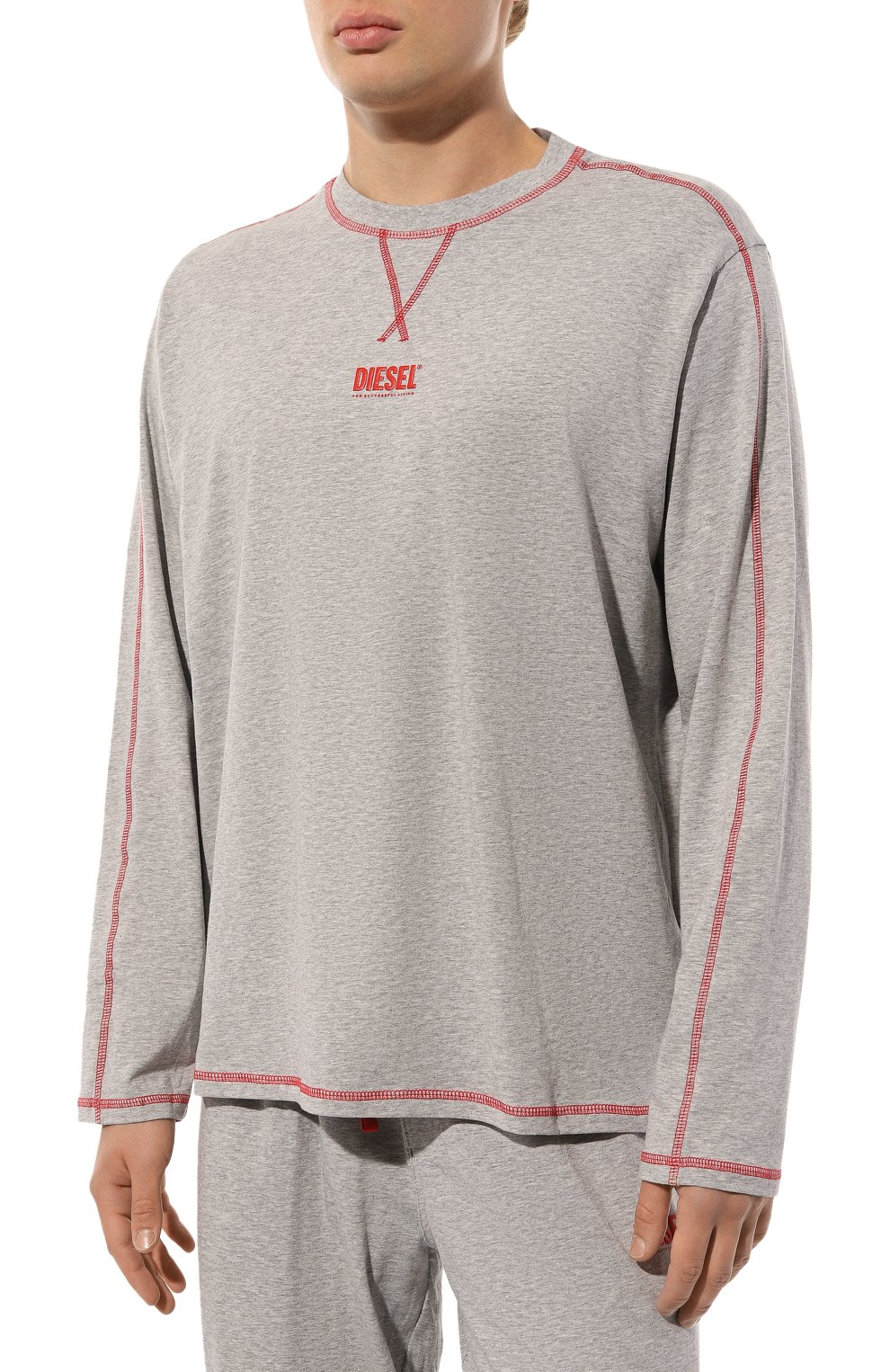 Хлопковая пижама DIESEL, арт. A09636/0QGAJ, фото 3