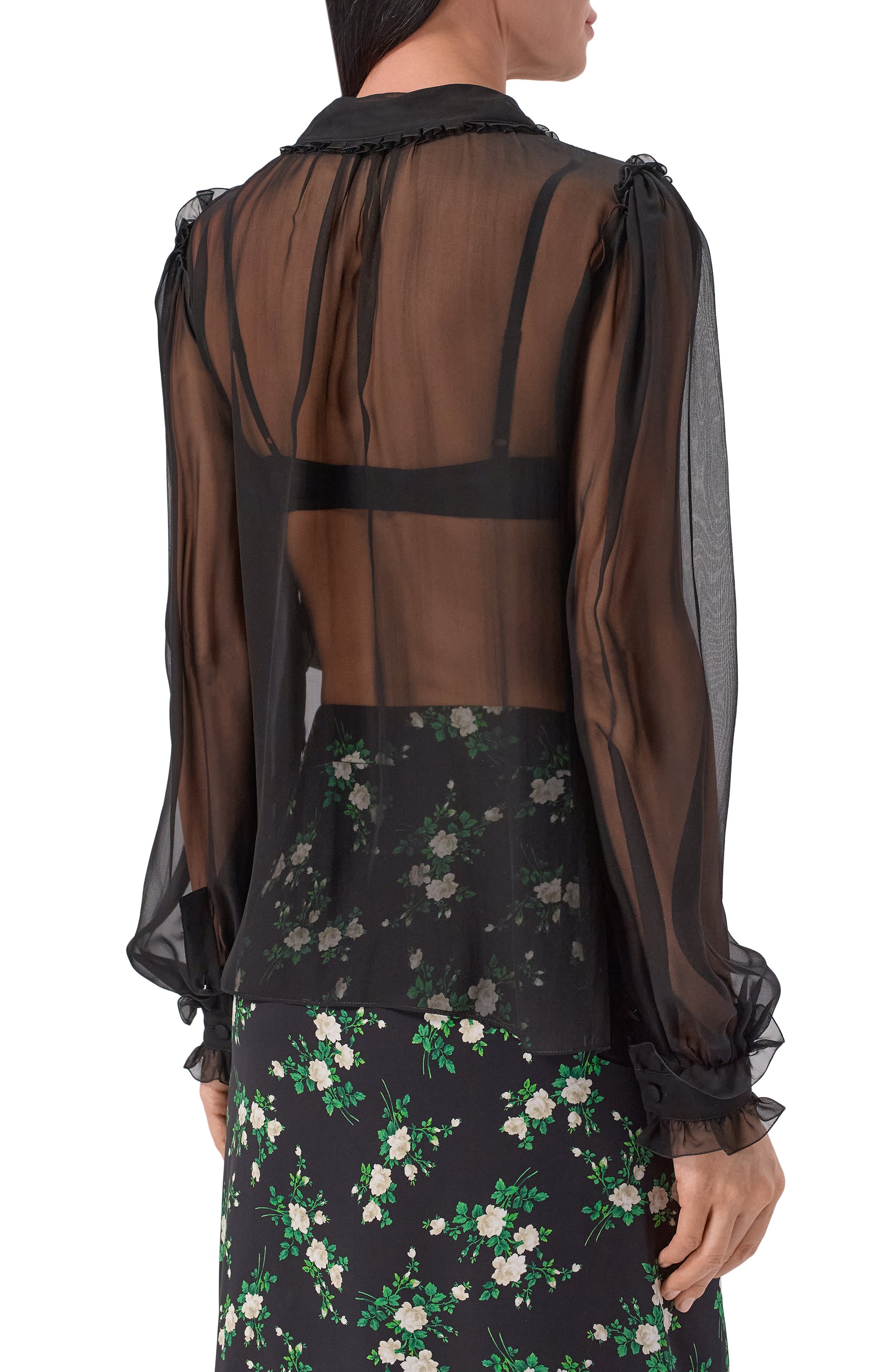 Шелковая блузка DOLCE & GABBANA, арт. F5U02T/FU1AT, фото 4