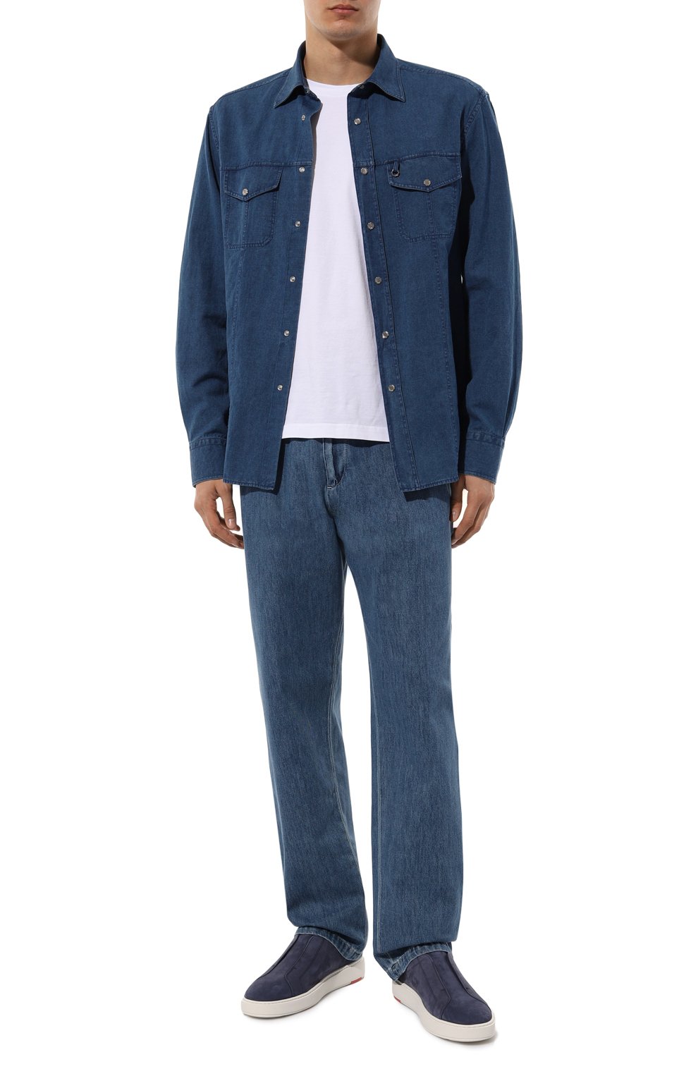 Замшевые кеды cleanic SANTONI, арт. MBCG21995BARTFEA, фото 2