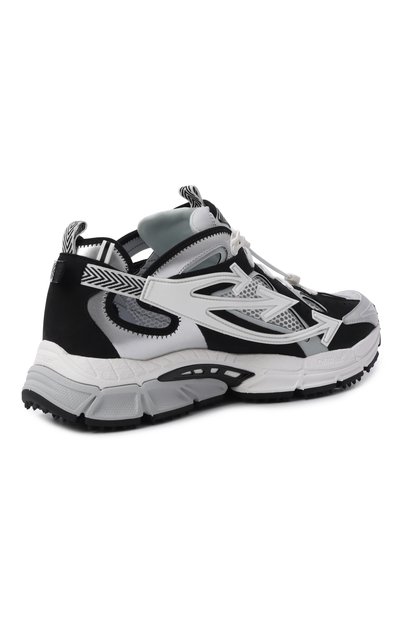 Комбинированные кроссовки be right back OFF-WHITE, арт. 0MIA29SS26FAB001, фото 4