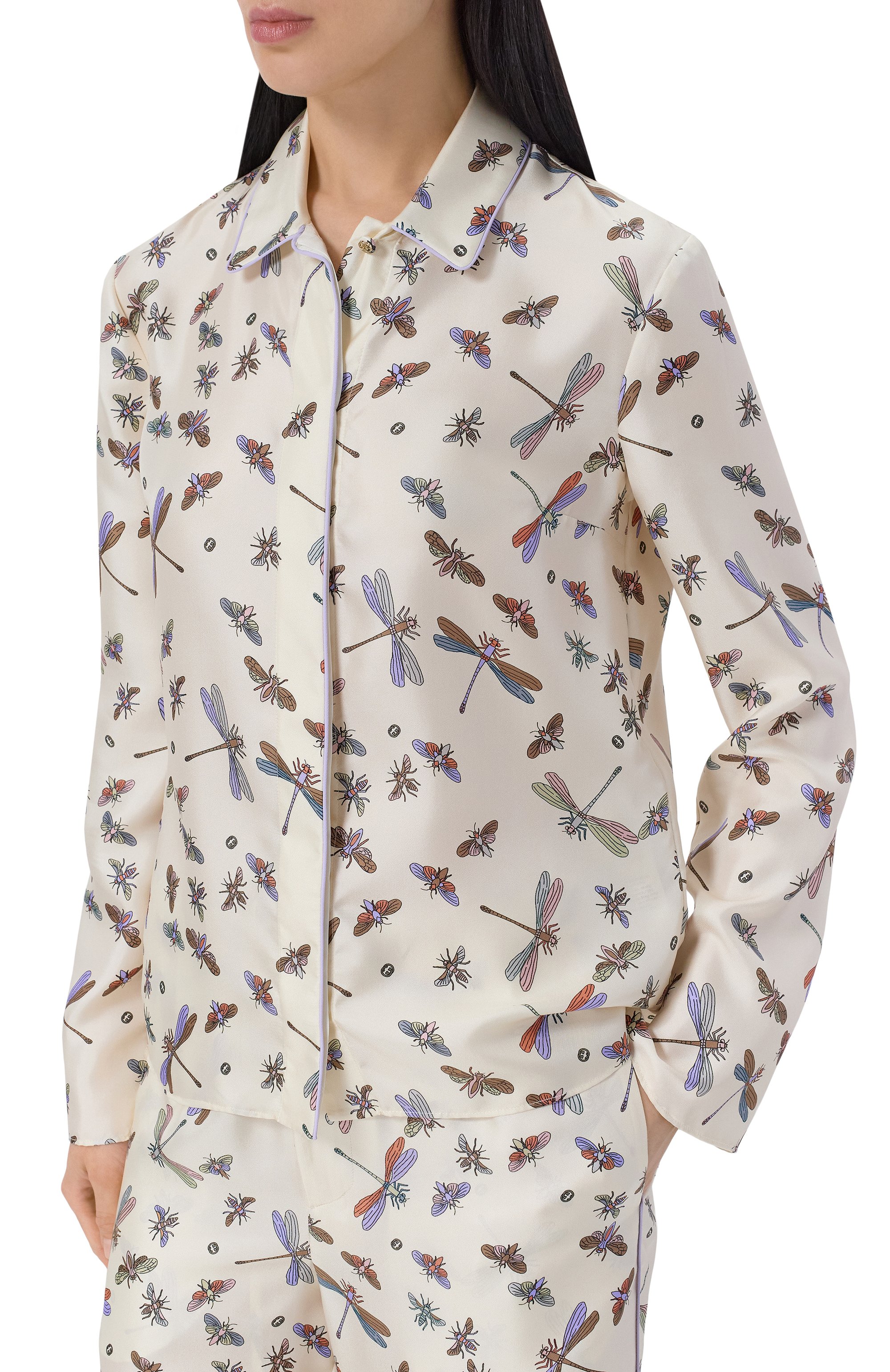 Шелковая рубашка GUCCI, арт. 856111/ZAUK3, фото 3