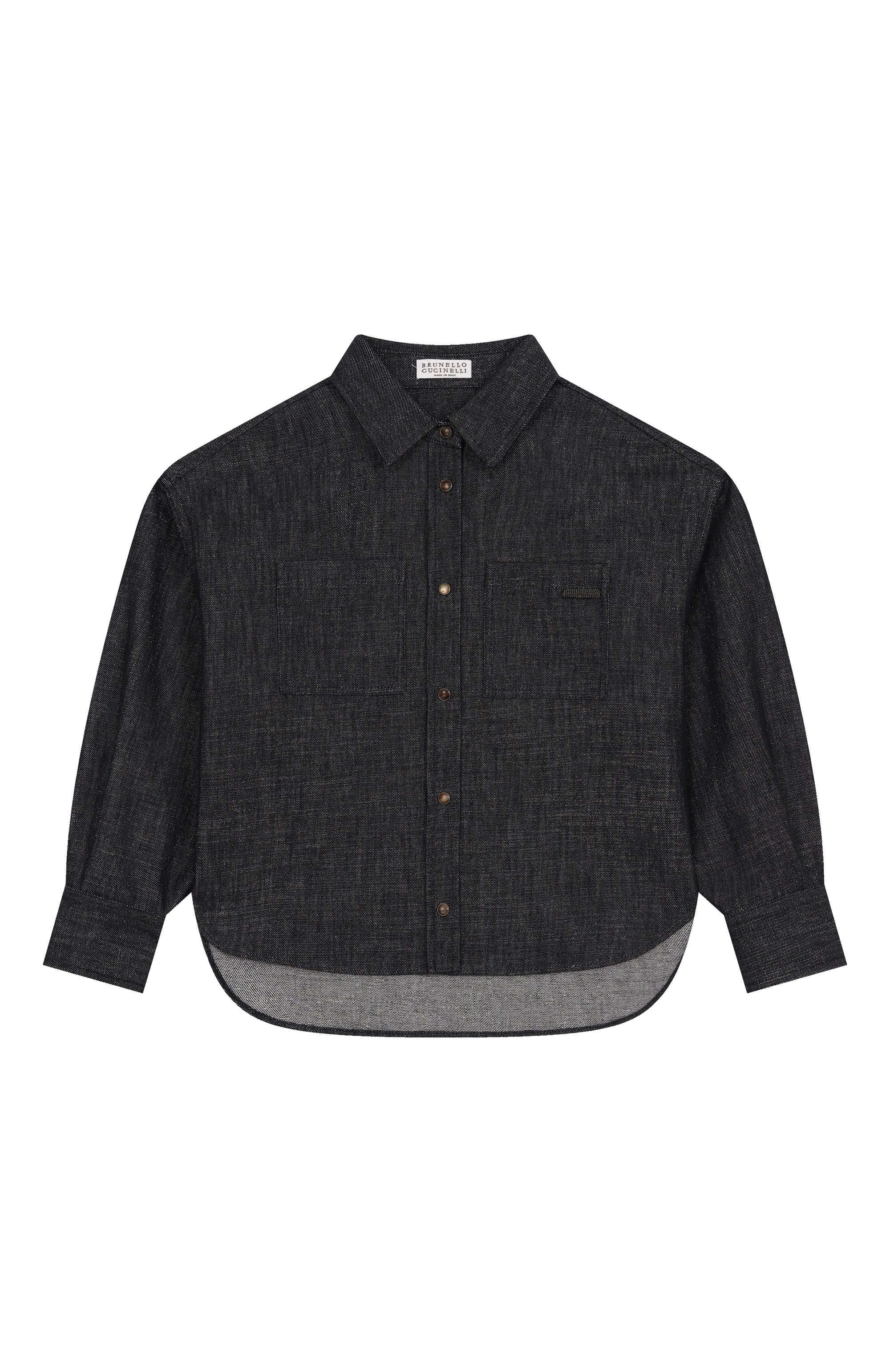 Джинсовая рубашка BRUNELLO CUCINELLI, арт. BB148C404B, фото 1