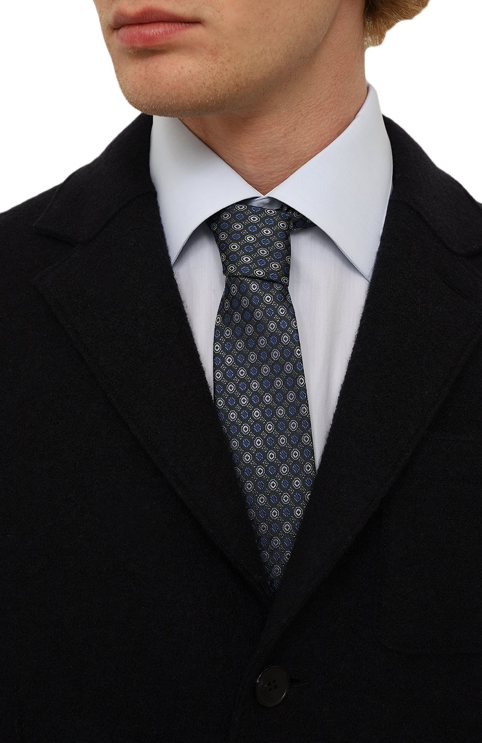 Шелковый галстук CANALI, арт. 18/HJ03855, фото 2