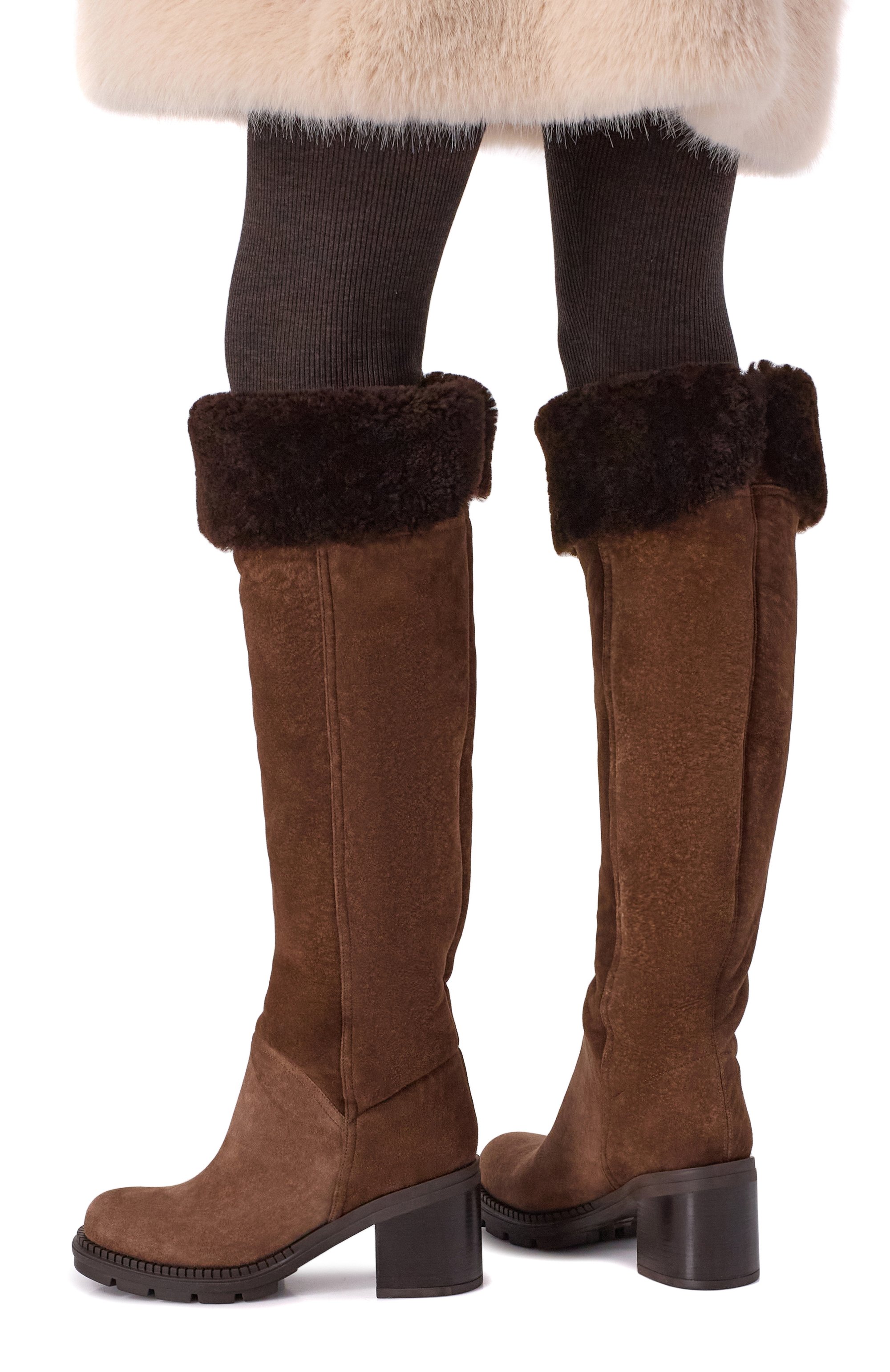 Замшевые сапоги concept 60 CASADEI коричневого цвета по цене 218000 руб., арт. 1T086A0611/GRUNG, фото 2 Замшевые сапоги concept 60 CASADEI, арт. 1T086A0611/GRUNG, фото 2