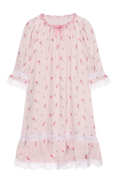 Ночная сорочка из вискозы AMIKI CHILDREN светло-розового цвета по цене 15800 руб., арт. LIISBETH, фото 1 Ночная сорочка из вискозы AMIKI CHILDREN, арт. LIISBETH, фото 1