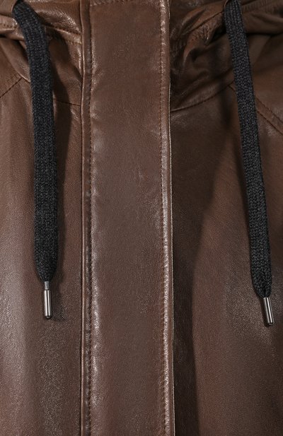 Кожаная куртка BRUNELLO CUCINELLI, арт. MPBIS8729P, фото 5