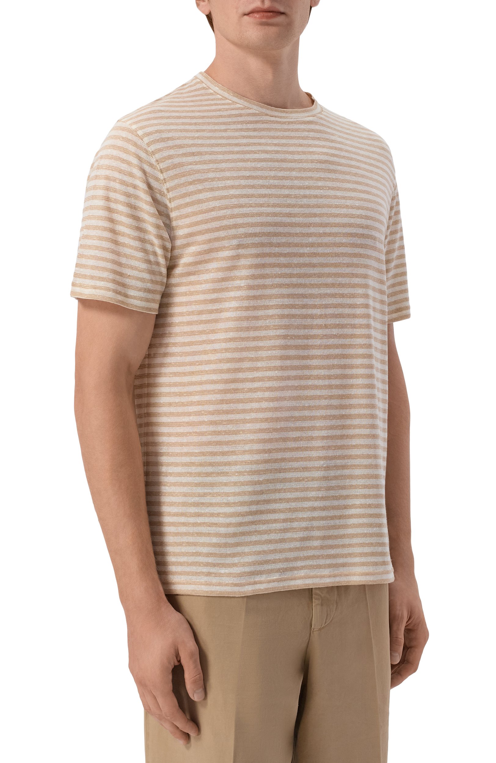 Футболка изо льна и хлопка MC2 SAINT BARTH, арт. D0V0010-01239L/D0VER STRIPES, фото 3