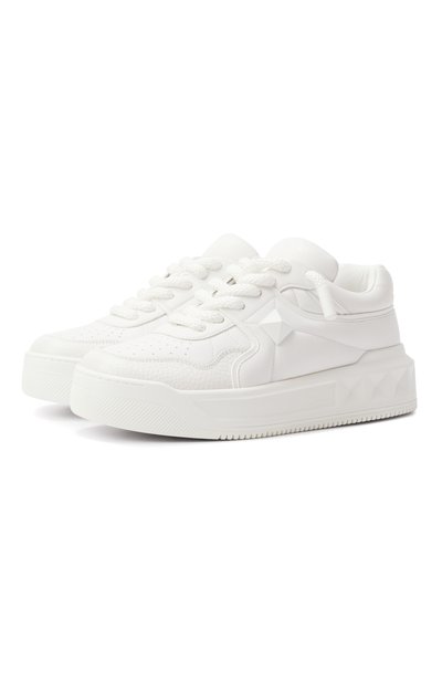 Мужские кожаные кеды one stud xl VALENTINO, арт. 7Y2S0G37/XTM