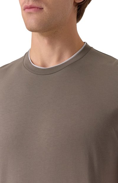 Хлопковая футболка CORNELIANI, арт. 26G571-2625022, фото 5